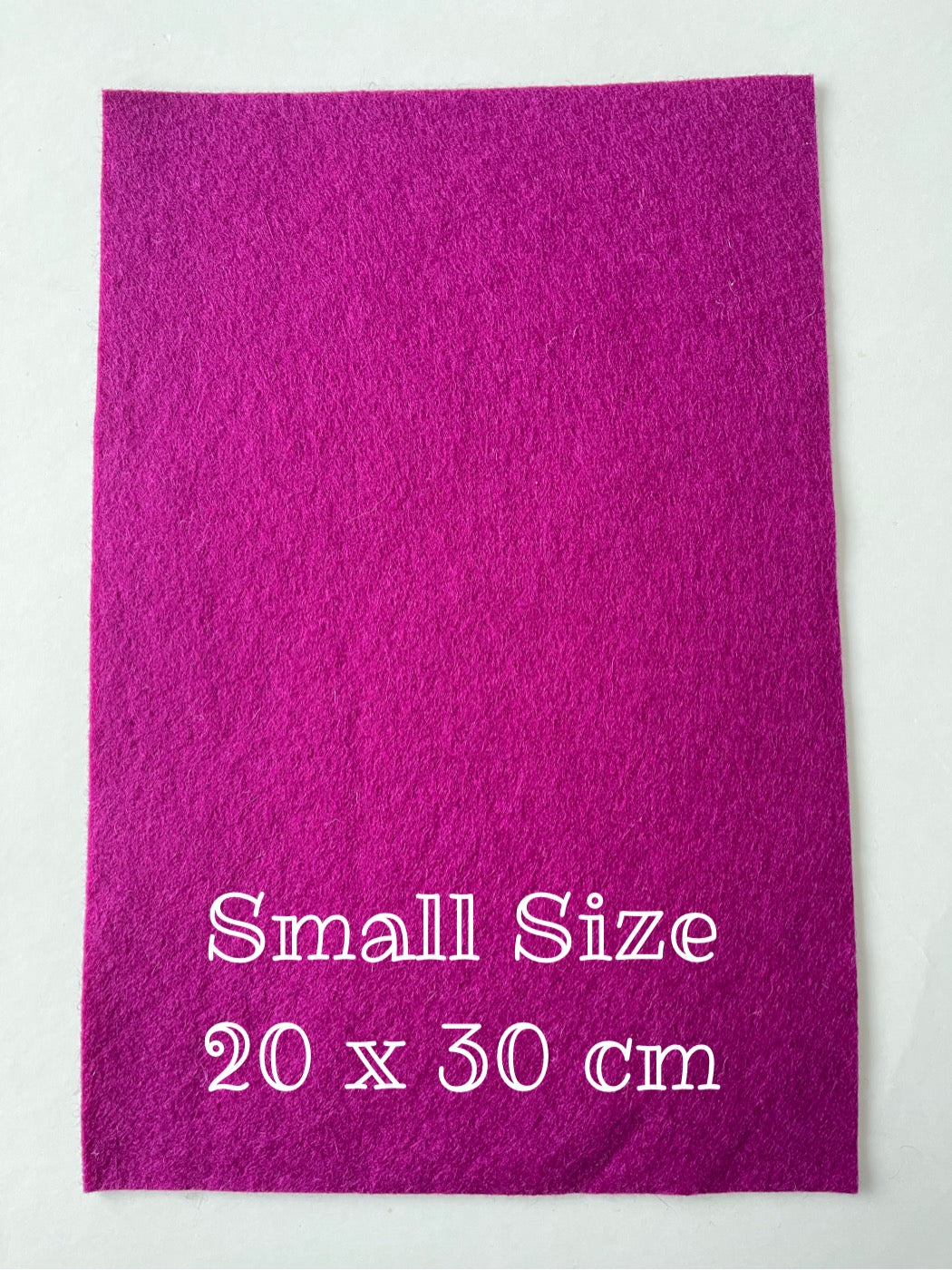 SMALL Size 20 x 30cm - 100% Wool Felt