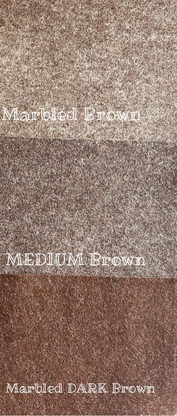 100% Wool Felt - Marbled Felt