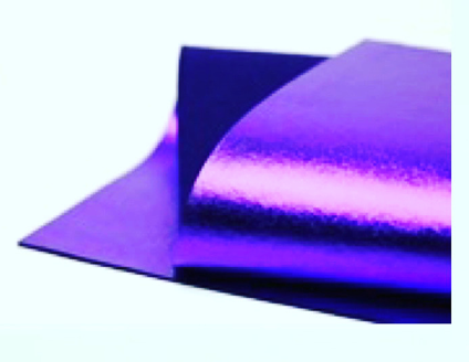 100% Wool Metallic Felt - 24cm x 30cm