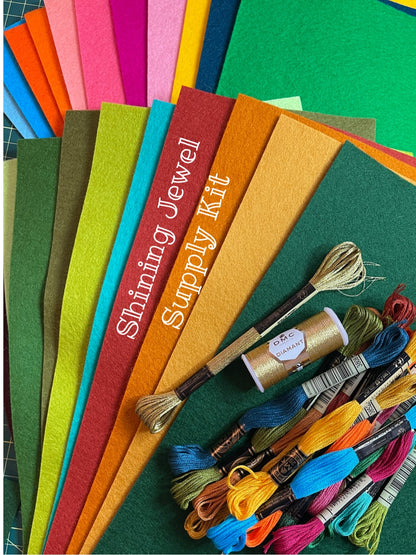 Supply kit for MmmCrafts® 'Twelve day ornament set" by Larissa Holland