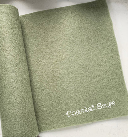 Muted Boho - 5 x sheets of 100% wool felt